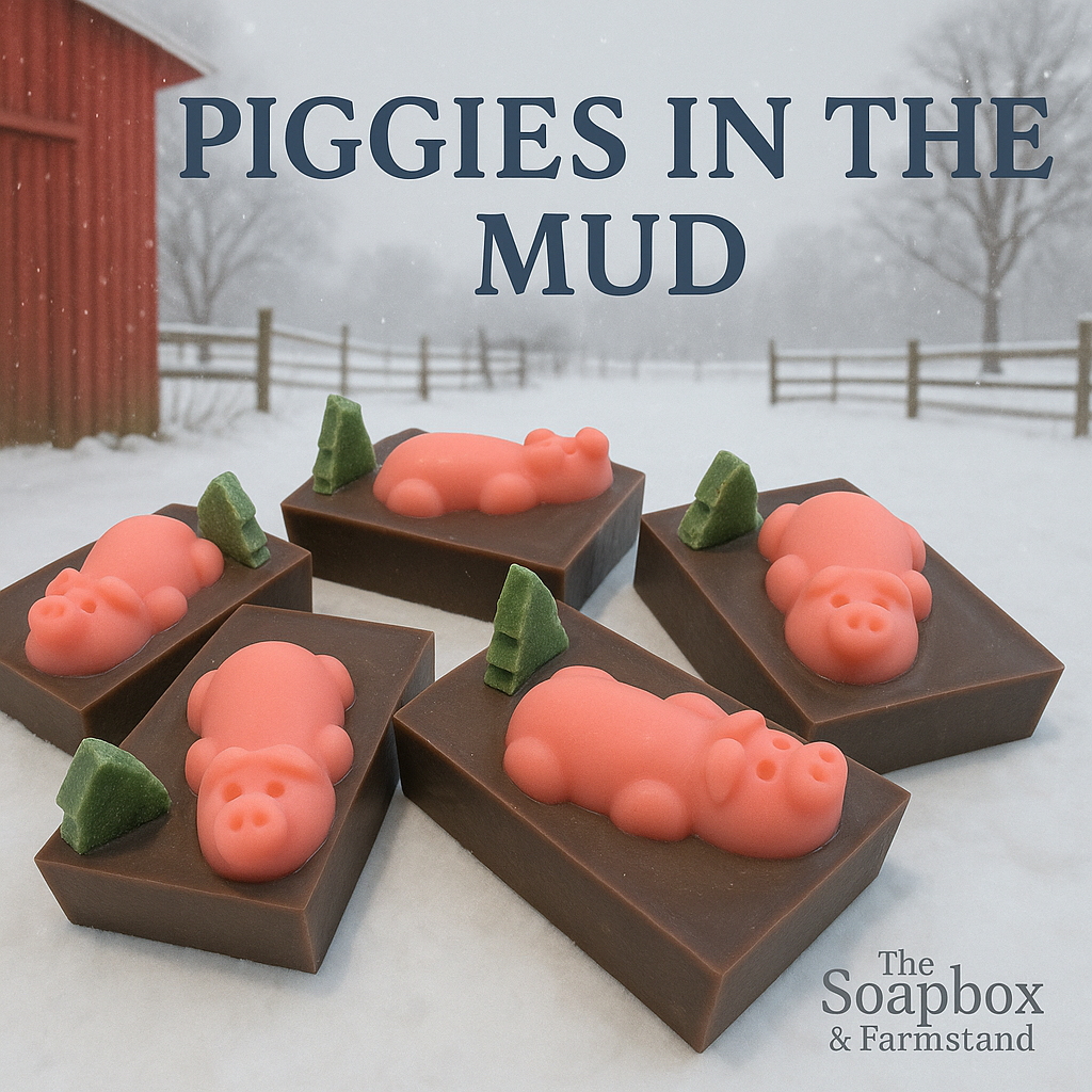 🎄🐷 Christmas Piggies in the Mud — Limited Holiday Edition