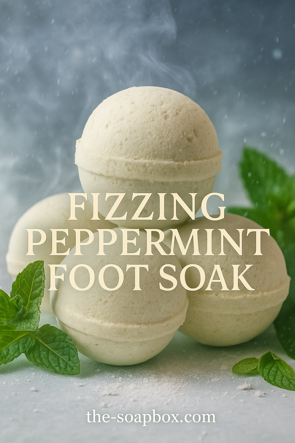 Fizzing Peppermint Foot Soak