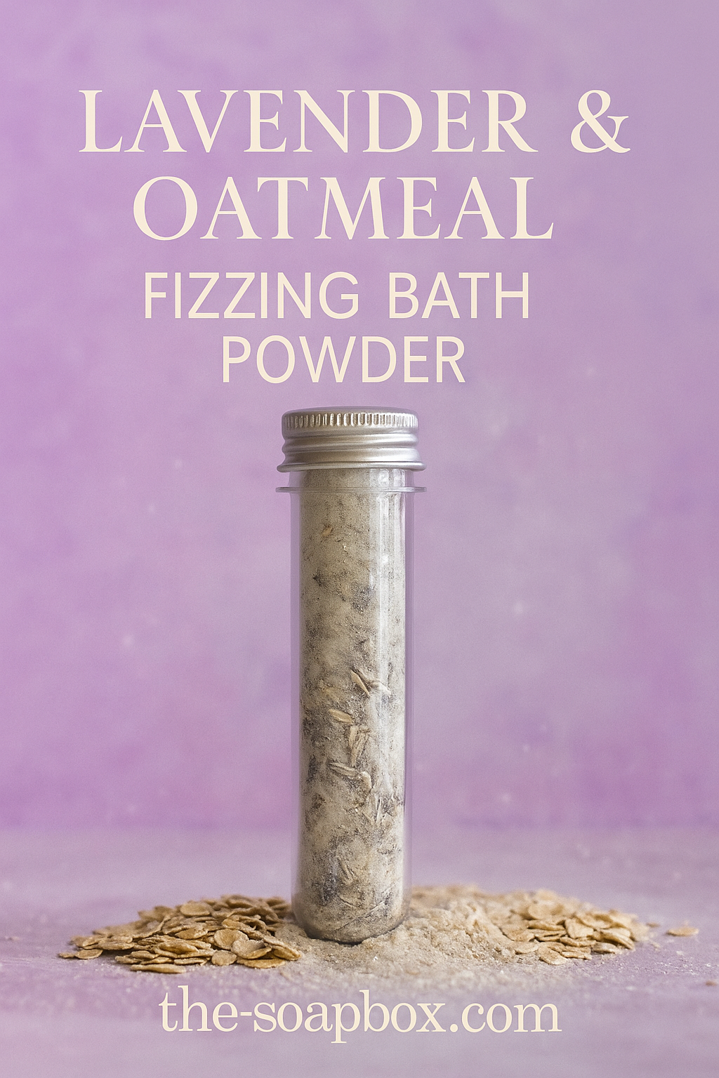 Lavender & Oatmeal Fizzing Bath Powder