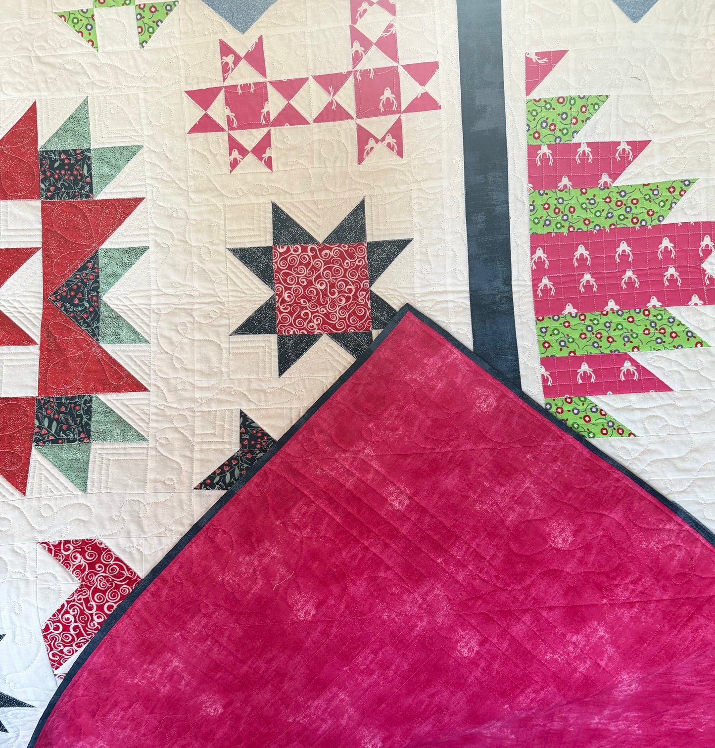 β¨π Modern Christmas Quilt πβ¨