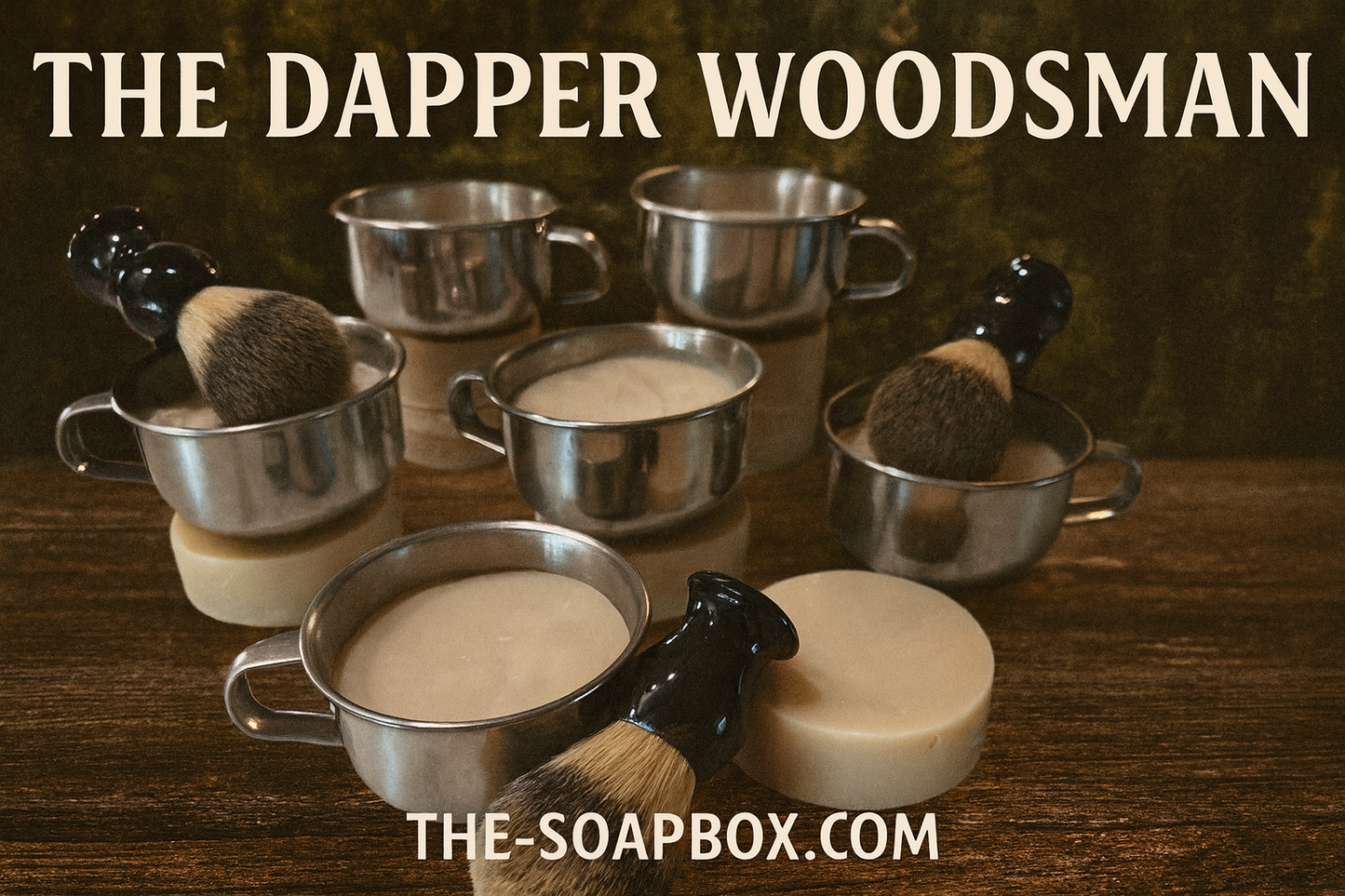The Dapper Woodsman - Shave Soap Set