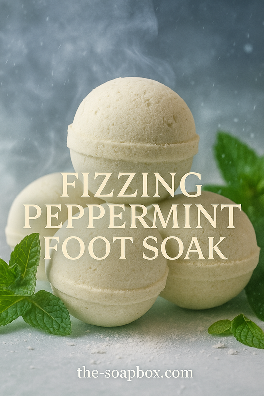 Fizzing Peppermint Foot Soak