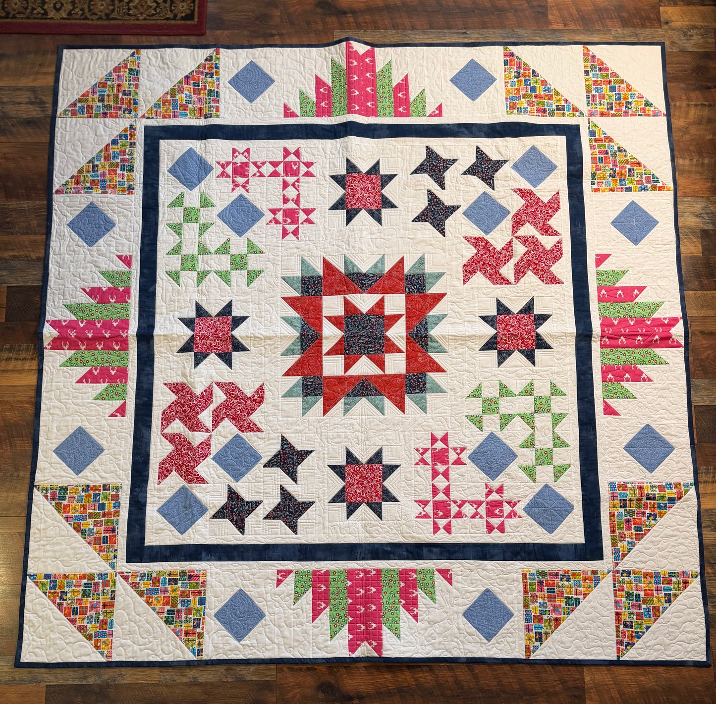 ✨🎄 Modern Christmas Quilt 🎄✨